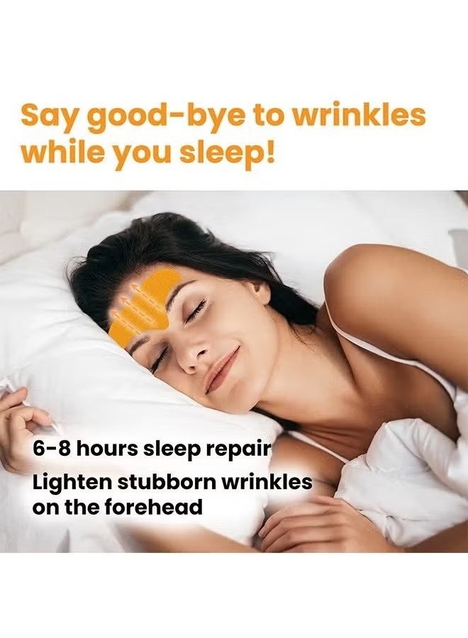 EELHOE 10 PCS Forehead Wrinkle Patch - Fade and Smooth Wrinkles Lift and Tighten Facial Skin Anti Wrinkle Patch - Image 3